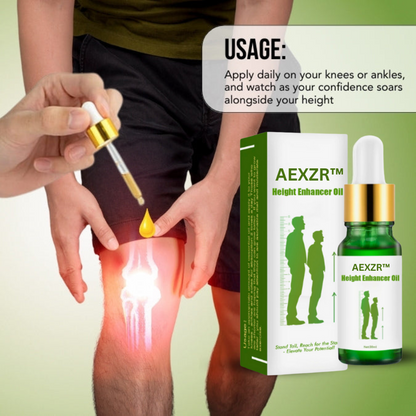 AEXZR™ Height Enhancer Oil - 👍 Recommended by Medical Professionals! 👨‍⚕️