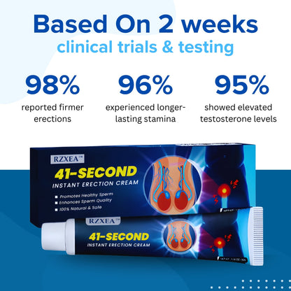 🏆RZXEA™ 41-Second Instant Erection Cream - 💪Reclaim Your Peak Confidence & Control ⚡