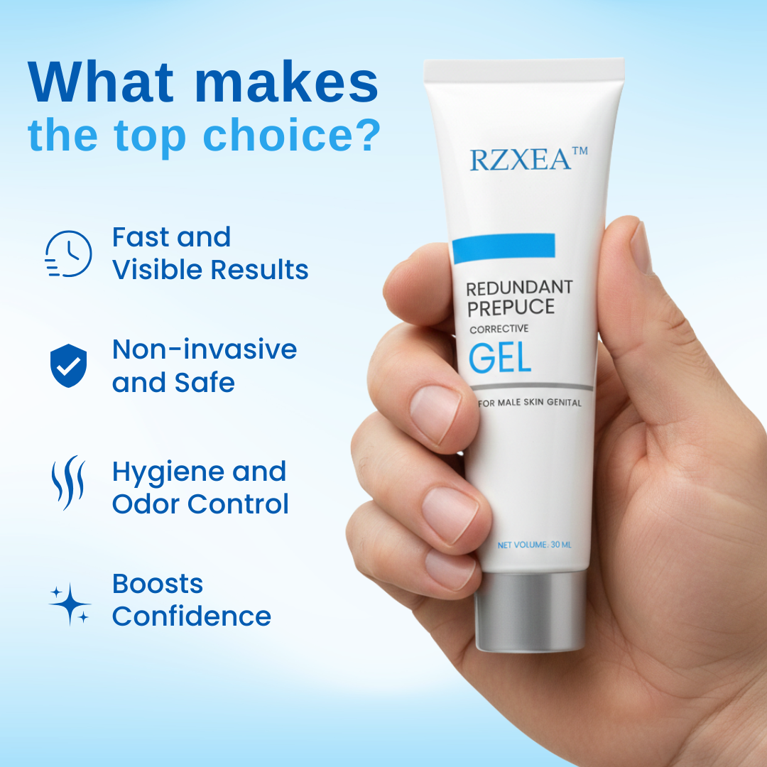 🏆RZXEA™ Redundant Prepuce Corrector Gel - ✨Advanced Hygiene & Aesthetic Care for Men 🛡️